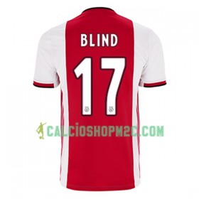 Ajax Amsterdam Daley Blind 17 Maglia Prima 2019/2020 Manica Corta